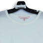 Womens White Short Sleeve Round Neck Comfort Pullover T-Shirt Size Medium image number 3