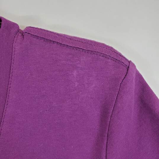 True Religion Women Purple Embellish T Shirt M NWT image number 6