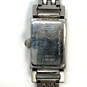 Designer Coach 0820 Silver-Tone Stainless Steel Rectangle Analog Wristwatch image number 4