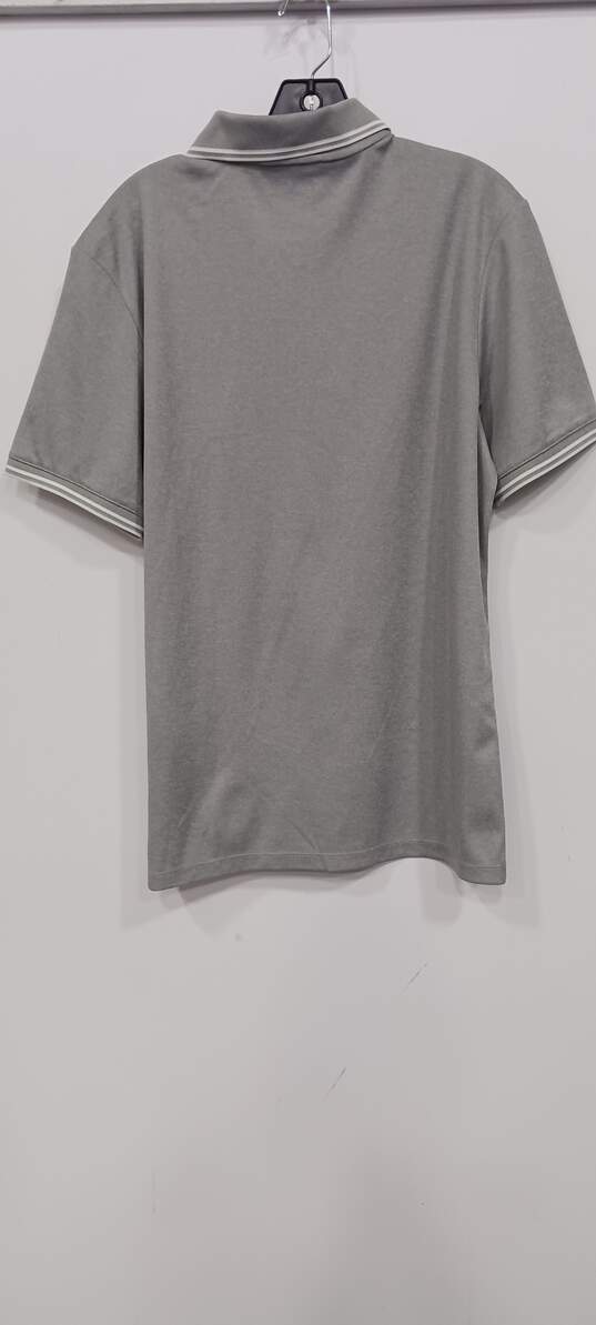 Fila Men's Polo Gray Shirt Size M image number 4