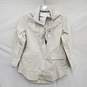 Banana Republic WM's Weather Resistant Hooded Ivory Parka Size M image number 1