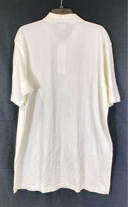 NWT Psycho Bunny Mens White Cotton Short Sleeve Collared Polo Shirt Size 3XL alternative image