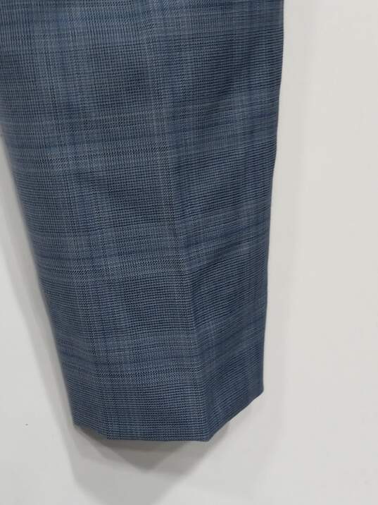 Joseph Abboud Men's Blue Plaid Performance Dress Pants size 40 x 30 with Tags image number 6