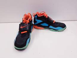 Nike Air Diamond Turf Black Total Orange Athletic Shoes Men's Size 10