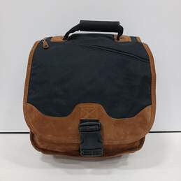 Kensington Black & Brown Leather Backpack