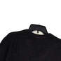 NWT Mens Black Knitted V-Neck Long Sleeve Pullover Sweater Size Large image number 2