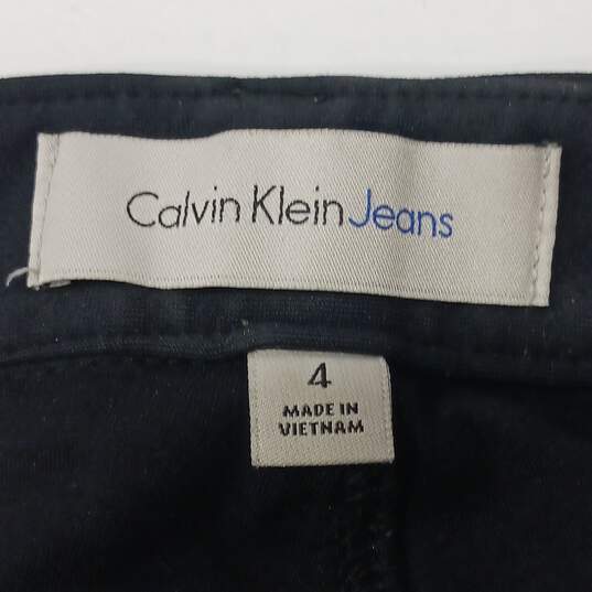Calvin Klein Women's Black Jeggings Size 4 image number 3