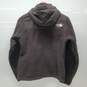 The North Face Jacket Womens XS/TP Brown Ful Zip with Hoodie Polartec Recycled image number 3
