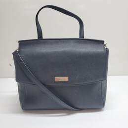 Kate Spade Black Saffiano Leather Small Crossbody Bag 10x7x4"