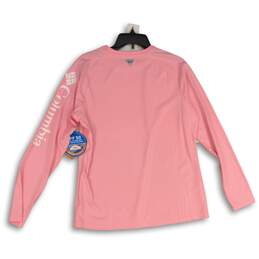 NWT Columbia Womens Pink Omni Shade Sun Deflector Long Sleeve Pullover T-Shirt L alternative image