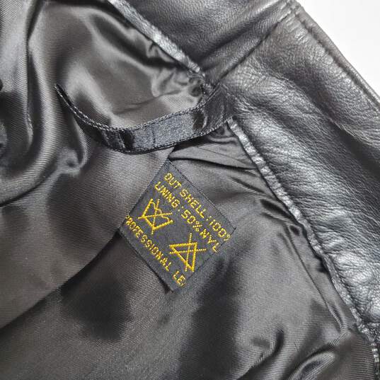 Vintage Renardo Silver Fox Class Sweden/USA/Italy Medium Black High Waist Skirt image number 4
