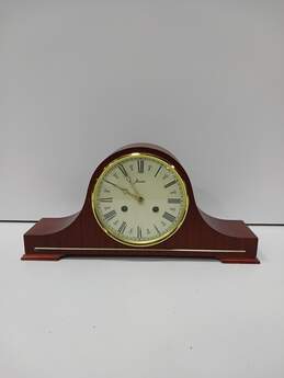 Kaid Wooden Red West German Mantel Clock