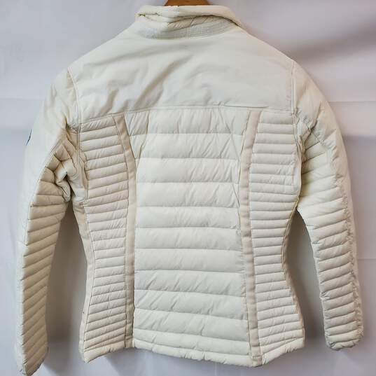 Kuhl Hooded Spyfire Pufffer Jacket White Cream in Size Small image number 4