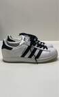 adidas Superstar White Black Casual Sneakers Men's Size 8 image number 1
