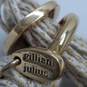 Gillian Julius Gold Tone 20 Tubular Bars 40-Strand 7.5inch Bracelet 77.2g image number 5