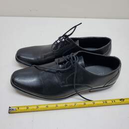 Perry Ellis Portfolio Juan Plain Toe Oxford Black Dress Shoes Men's Size 9