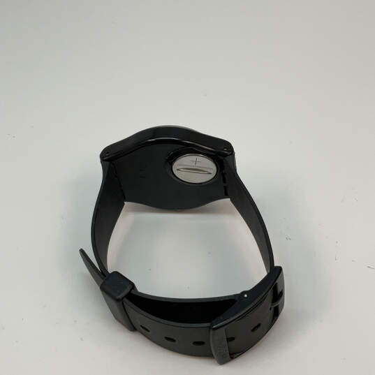 Designer Swatch Black Round Dial Adjustable Strap Analog Wristwatch image number 4