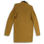 NWT Womens Tan Knitted Mock Neck Long Sleeve Short Sweater Dress Size XS image number 2