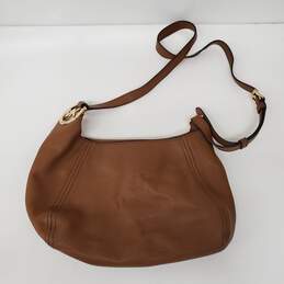 Michael Kors Carmel Brown Pebble Leather Shoulder Bag