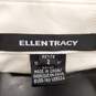 Ellen Tracy Women White Button Up Shirt Sz 2P NWT image number 1