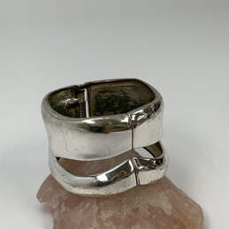 Designer ALM SoHo Silver-Tone fashionable Open Hinge Cuff Bracelet