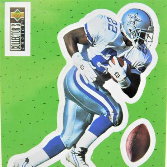 1996 HOF Emmitt Smith Collector's Choice Stick-Ums Dallas Cowboys image number 2