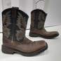 Ariat Brown, Black, And Gold Western Boots Size 6 image number 2