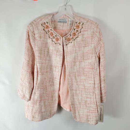 Alfred Dunner Women Pink Blazer Sz 14P NWT image number 1