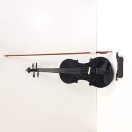 Violin -Mendini by Cecilio  Violin MV Black- 04201400765 -4/4 with Case & Bow alternative image