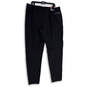 NWT Mens Black Elastic Waist Tapered Leg Pull-On Track Pants Size XXLT image number 4