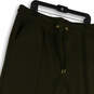 NWT Womens Green Elastic Waist Drawstring Tapered Leg Jogger Pants Size 3X image number 3