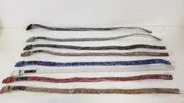 Bundle Lot of 8 Sample SAO Leather Belts with Velcro