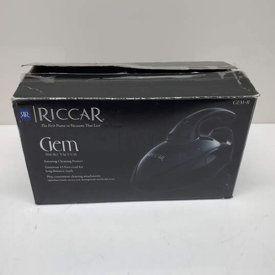 Riccar Gem Micro Vacuum with Attachments Model Gem-R.4 Untested image number 8