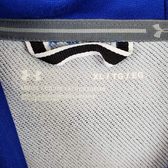 Nike Women Blue Georgia Softball Pullover Hoodie XL NWT image number 3