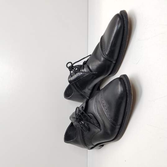 Stacy Adams Men's Black Leather Ryland Cap Toe Oxford Dress Shoe Size 9.5 image number 3
