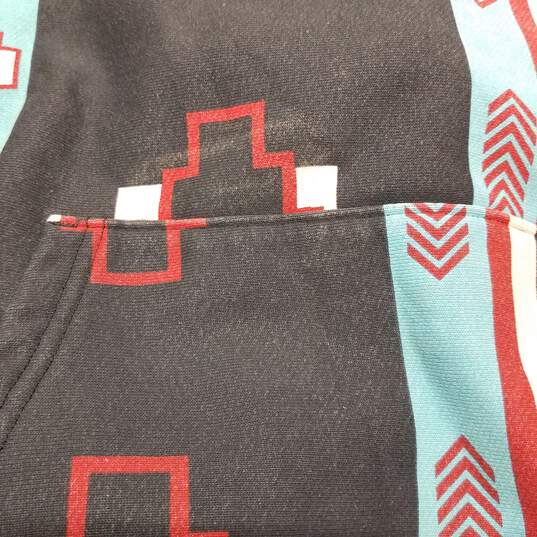 Champion reverse weave aztec print hoodie men's small image number 5