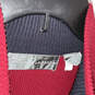 Mens Red Long Sleeve Mock Neck Quarter Zip Pullover Sweater Size Medium image number 3