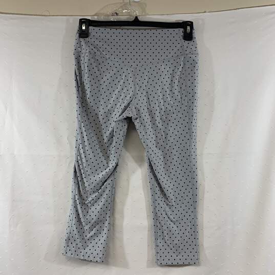 Women's Grey Polka Dot Nike Cropped Leggings, Sz. M image number 2