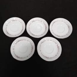 Bundle of 5 Noritake Rosepoint Saucers alternative image