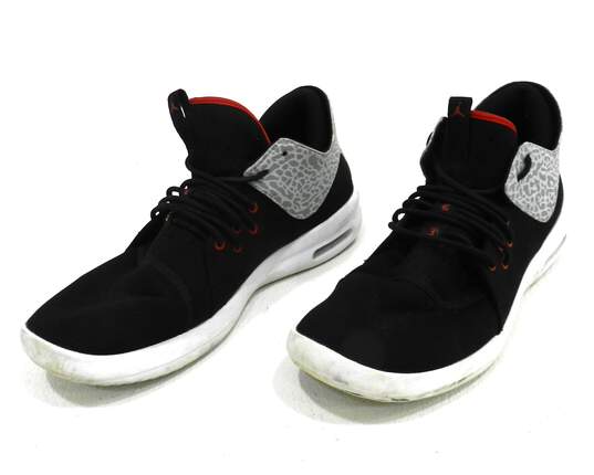 Jordan First Class Black Cement Men's Shoes Size 10.5 image number 1