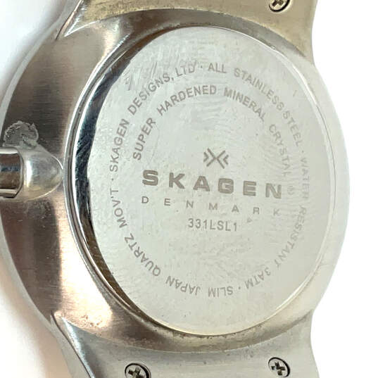 Designer Skagen 331LSL1 Adjustable Strap Chronograph Dial Analog Wristwatch image number 4