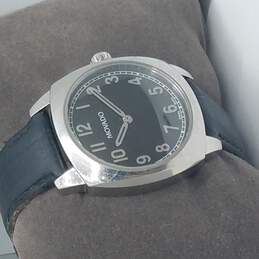 Movado 35.1.14.1193 11780956 Circa 39mm Silver Tone & Black With Sapphire Crystal Watch alternative image