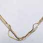 14K Two-Tone S Chain Layered Necklace 8.5g image number 3