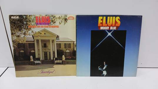 Bundle of 2 Elvis Presley Vinyl Records image number 1