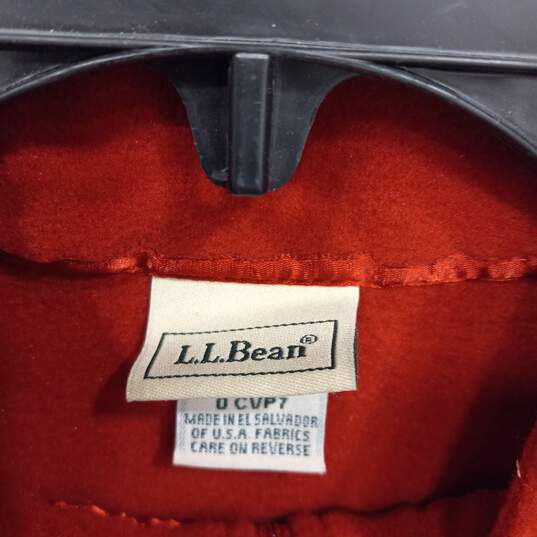 Women’s L.L. Bean ¼ Zip Long-Sleeve Fleece Sweater Sz XL NWT image number 3