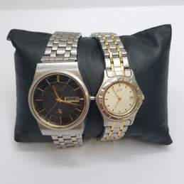 Citizen His and Hers 2 tone Stainless Steel Watch Collection