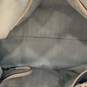 Michael Kors Womens Brown Beige Leather Monogram Bag Charm Bottom Stud Tote Bag image number 6