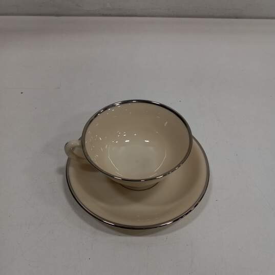 Set of 3 Lenox Montclair Cups/Saucers image number 2