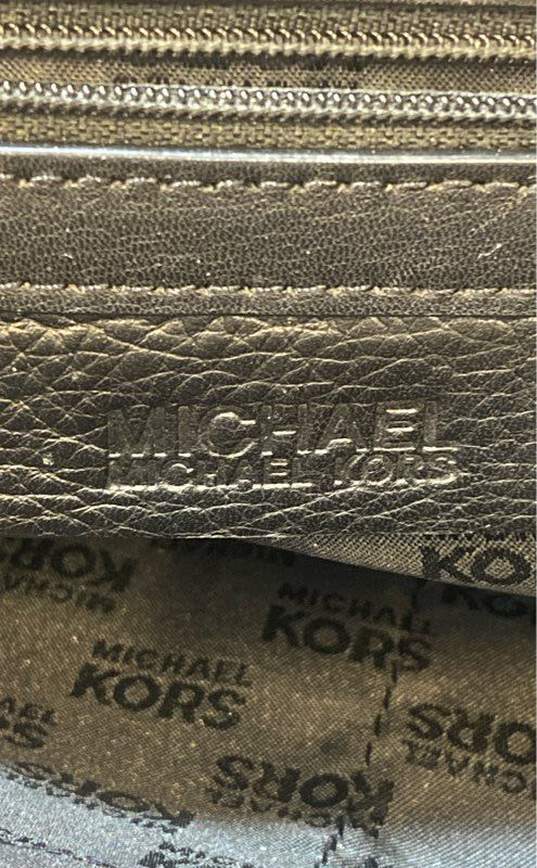Michael Kors Black Leather Small Tote Bag image number 5