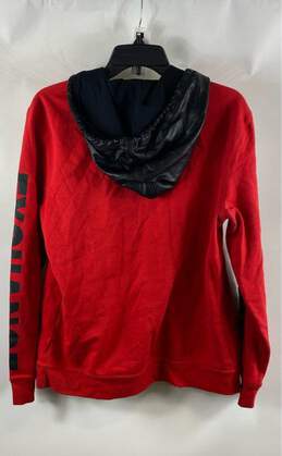 Armani Exchange Mens Red Pockets Long Sleeve Full Zip Hoodie Size Medium alternative image